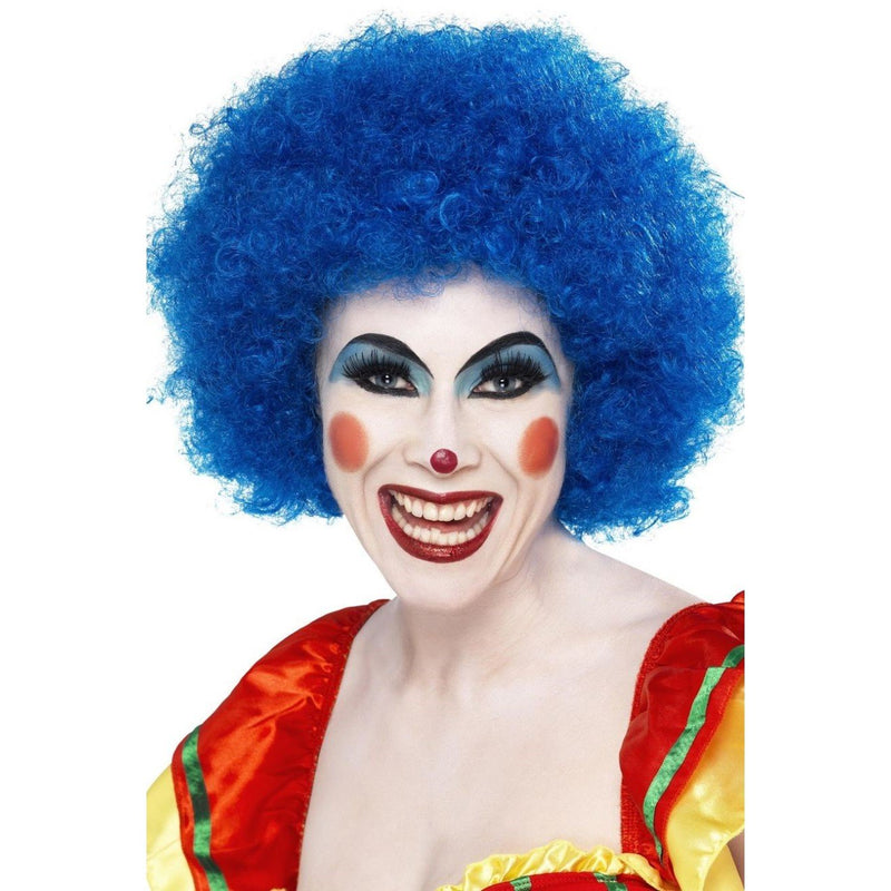 CRAZY CLOWN WIG - BLUE-THEMED WIGS-Partica Party
