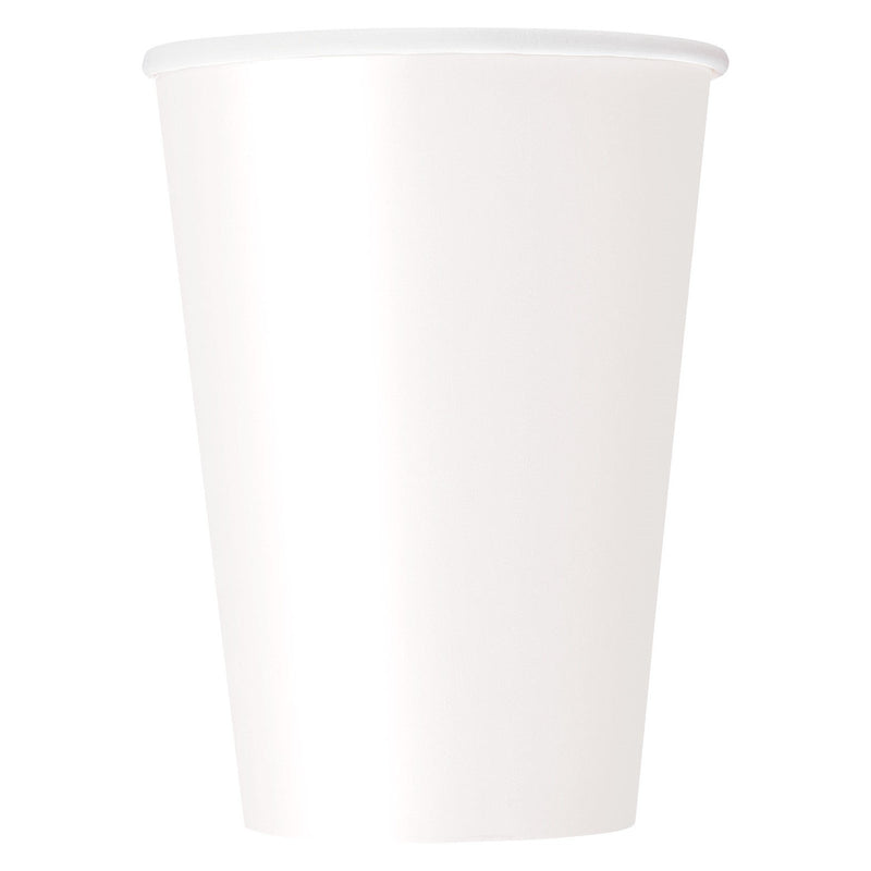 CUPS - BRIGHT WHITE - PACK OF 14-CUPS-Partica Party