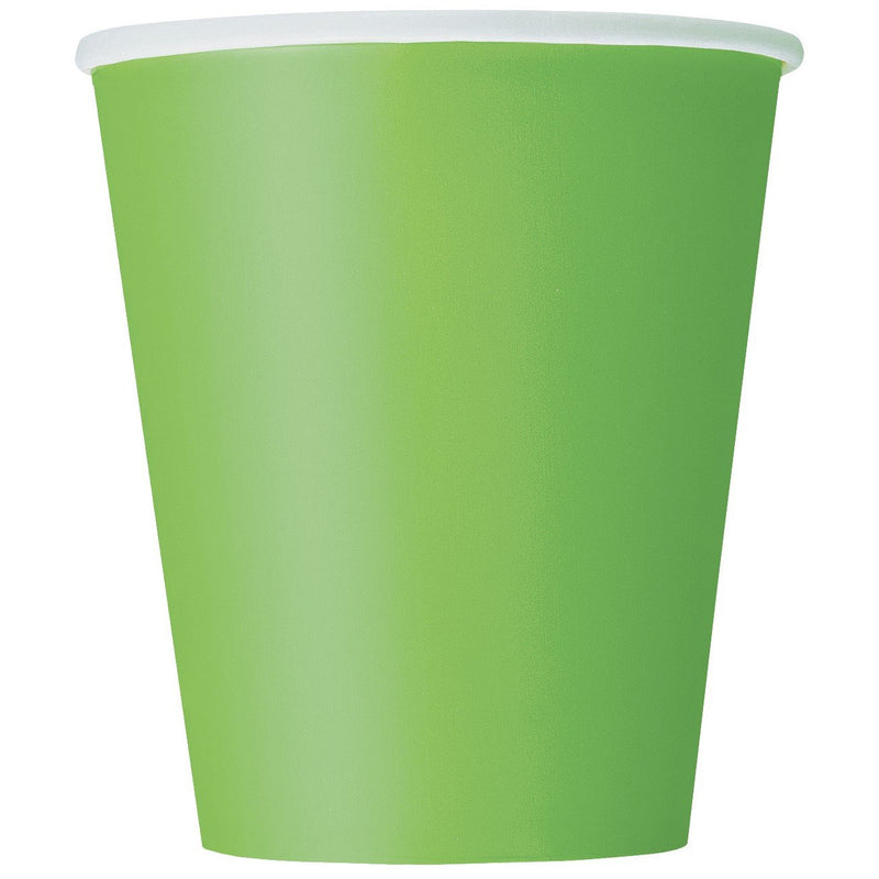 CUPS - LIME GREEN - PACK OF 14-CUPS-Partica Party