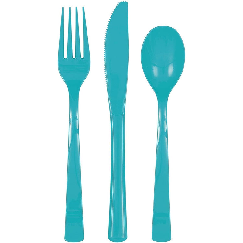 CUTLERY - CARIBBEAN TEAL-Cutlery-Partica Party