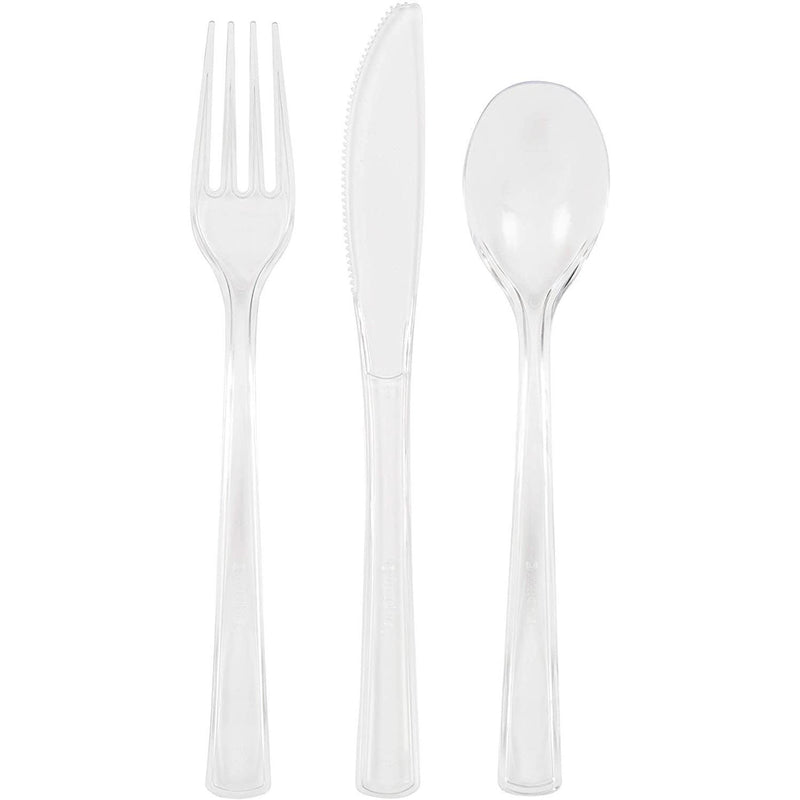 CUTLERY - CLEAR-Cutlery-Partica Party