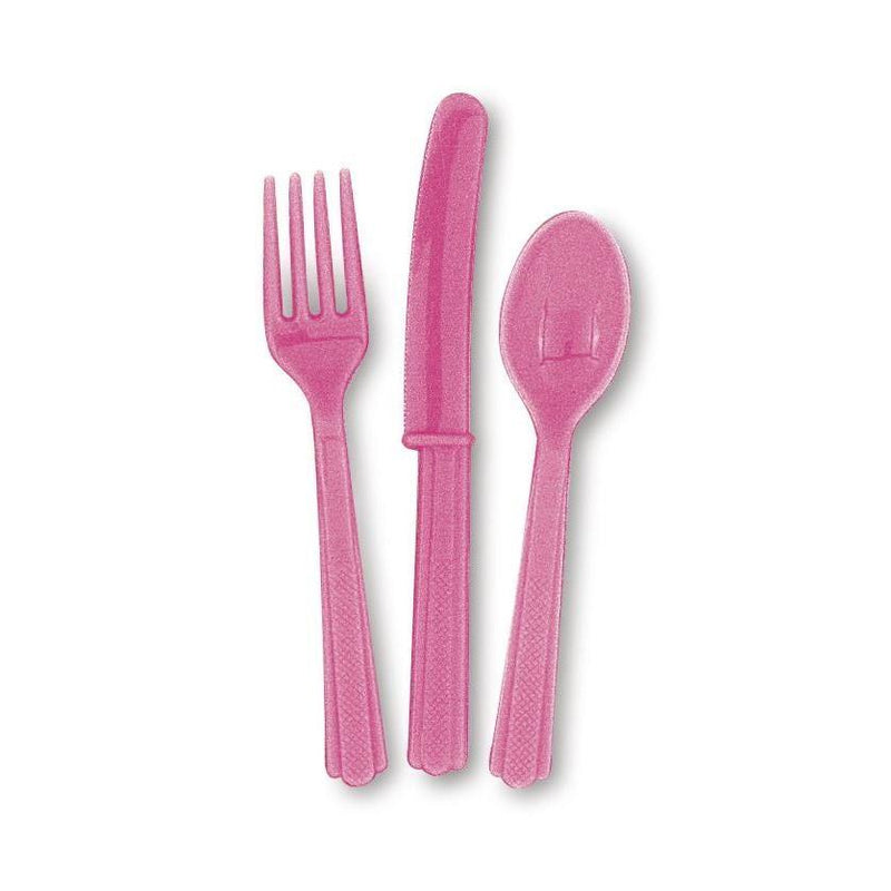 CUTLERY - HOT PINK-Cutlery-Partica Party