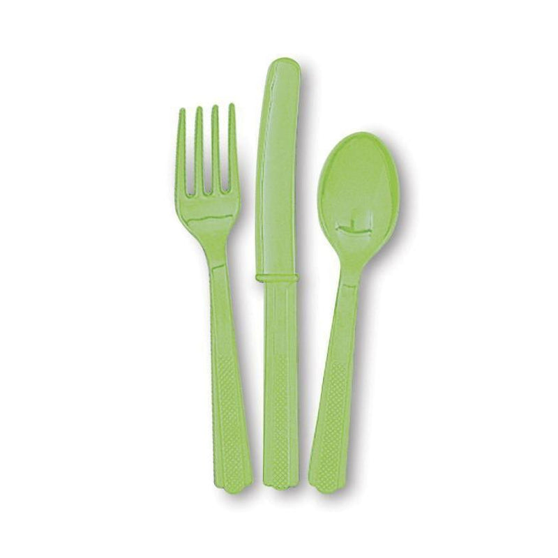 CUTLERY - LIME GREEN-Cutlery-Partica Party
