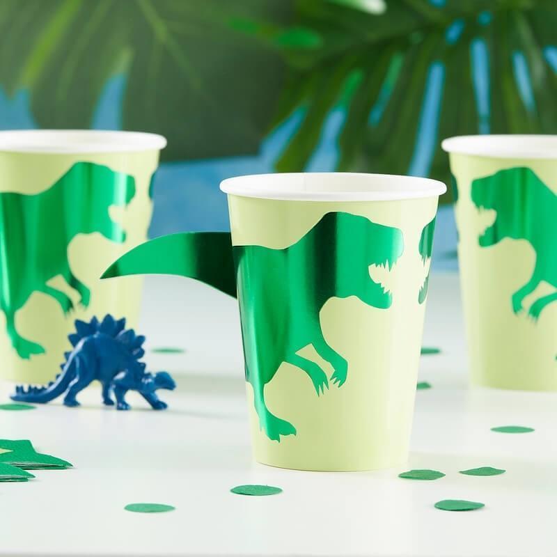 DINOSAUR PARTY - PAPER PARTY CUPS-CUPS-Partica Party