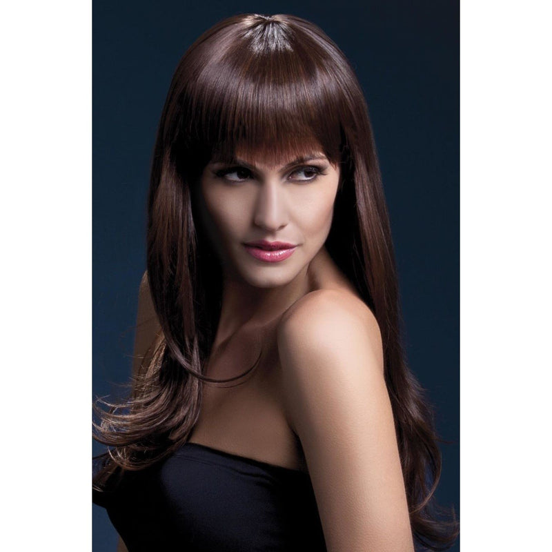 FEVER SIENNA WIG - BROWN-FEVER WIGS-Partica Party