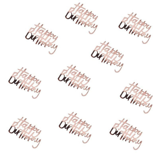 FLORAL BIRTHDAY - HAPPY BIRTHDAY CONFETTI