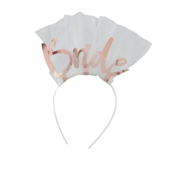 FLORAL HEN PARTY - BRIDE HEADBAND VEIL-MISC-Partica Party