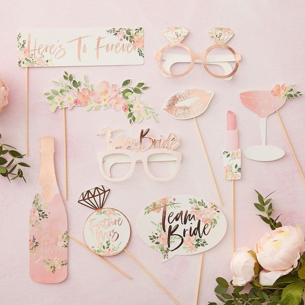 FLORAL HEN PARTY - PHOTO BOOTH PROPS-MISC-Partica Party