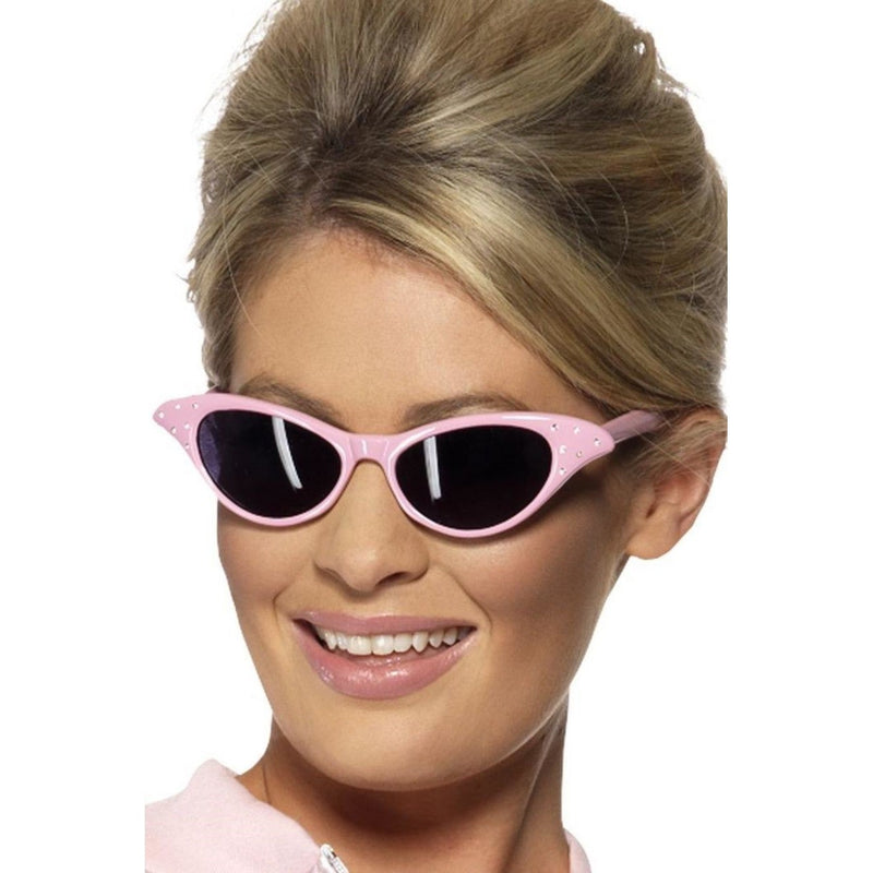 FLYAWAY STYLE ROCK & ROLL SUNGLASSES - PINK-General-Partica Party