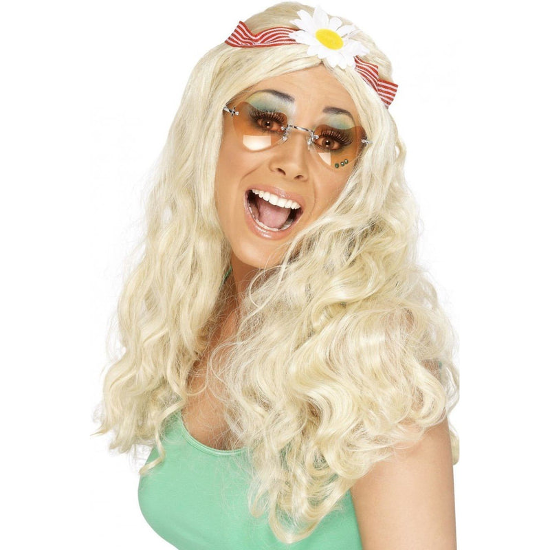 GROOVY WIG - BLONDE-THEMED WIGS-Partica Party