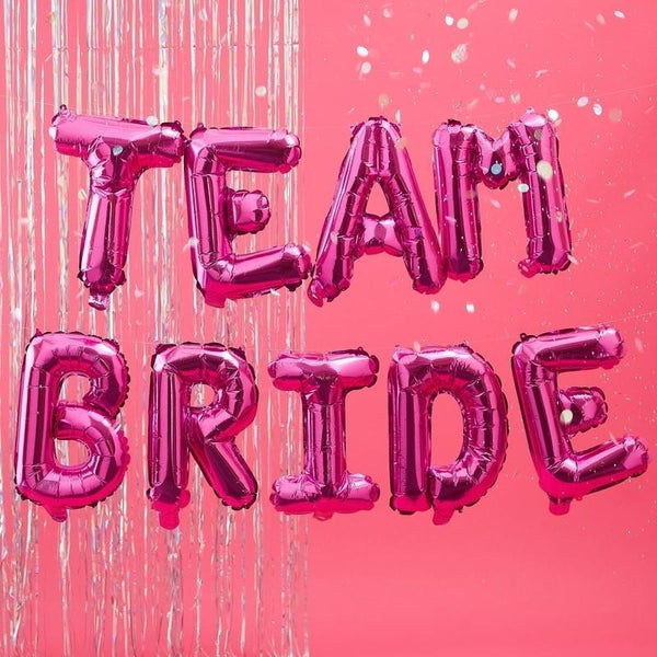 HEN PARTY - TEAM BRIDE BALLOON BUNTING-BALLOON BUNTING-Partica Party