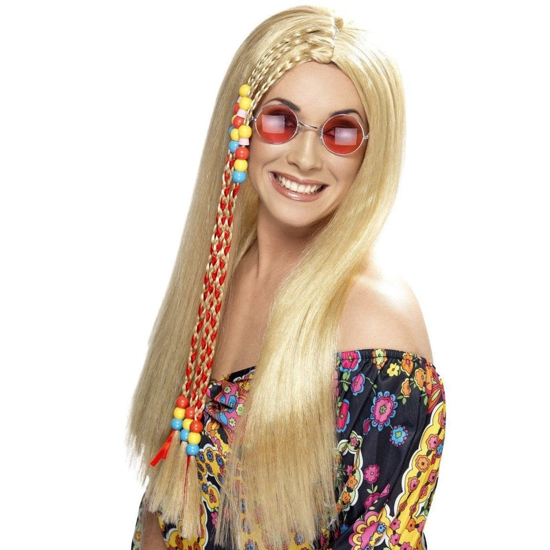 HIPPY PARTY WIG - BLONDE-THEMED WIGS-Partica Party