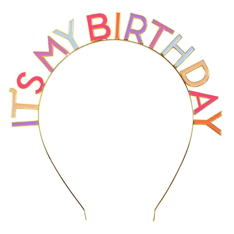 IT'S MY BIRTHDAY - PASTEL METAL HEADBAND-HEADBAND-Partica Party