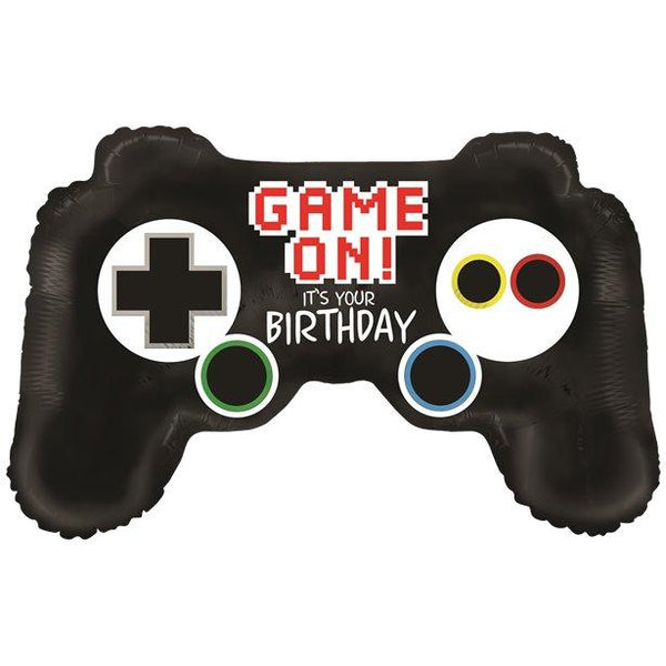JUMBO FOIL - CONTROLLER - GAME ON BIRTHDAY!-Game Balloons-Partica Party