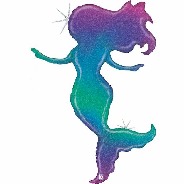 JUMBO FOIL - GLITTER MERMAID-JUMBO FOIL-Partica Party