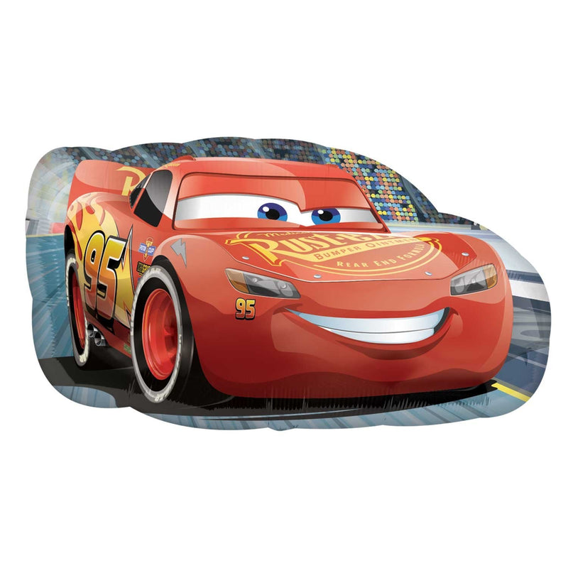 JUMBO FOIL - LIGHTNING MCQUEEN - CARS 3-CARS 3 BALLOONS-Partica Party