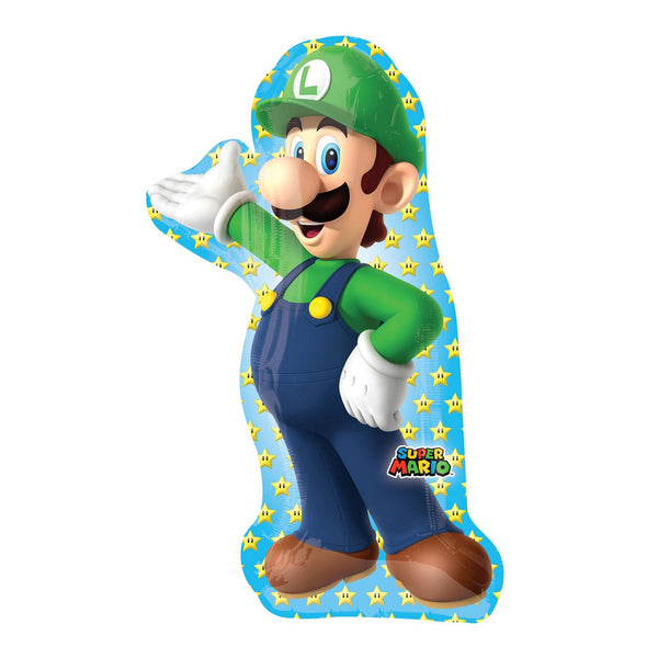 JUMBO FOIL - LUIGI-MARIO BALLOON-Partica Party