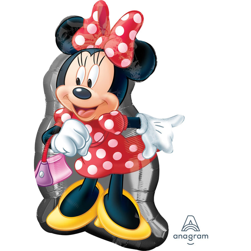 JUMBO FOIL - MINNIE MOUSE-MICKEY & MINNIE MOUSE BALLOONS-Partica Party