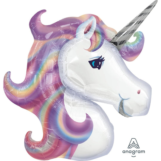 JUMBO FOIL - PASTEL UNICORN