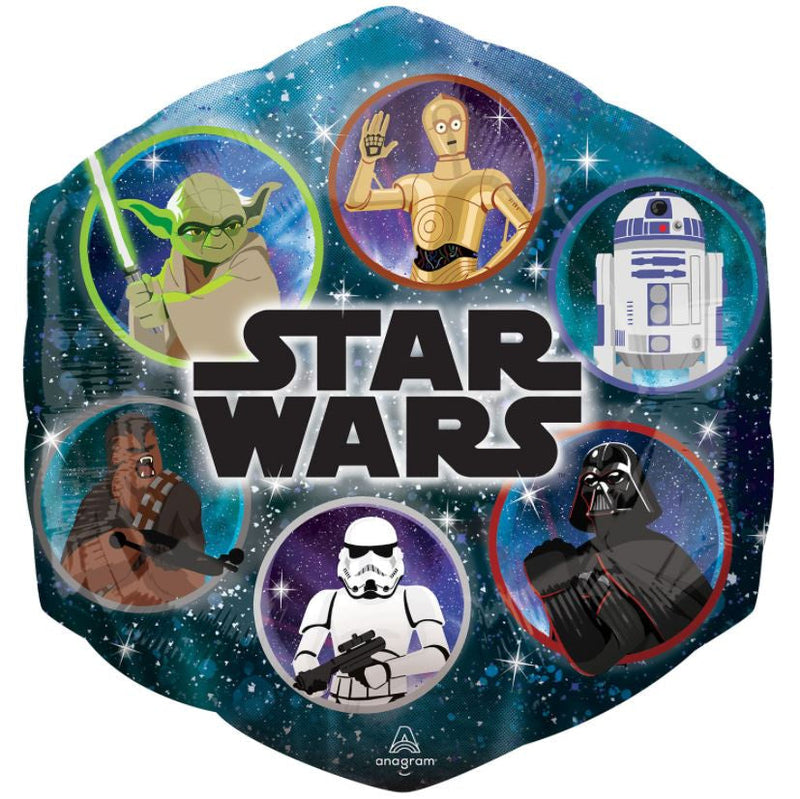 JUMBO FOIL - STAR WARS - GALAXY-STAR WARS BALLOONS-Partica Party