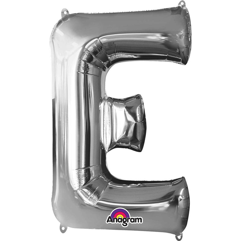 JUMBO LETTER - E - SILVER-JUMBO LETTER-Partica Party