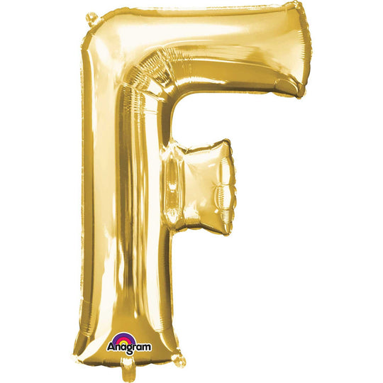 JUMBO LETTER - F - GOLD