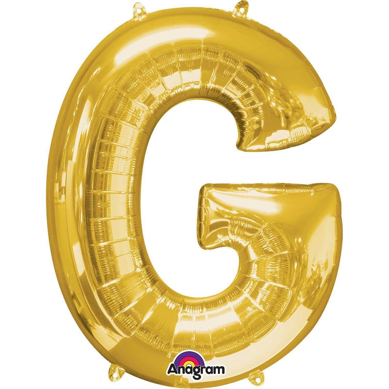 JUMBO LETTER - G - GOLD-JUMBO LETTER-Partica Party