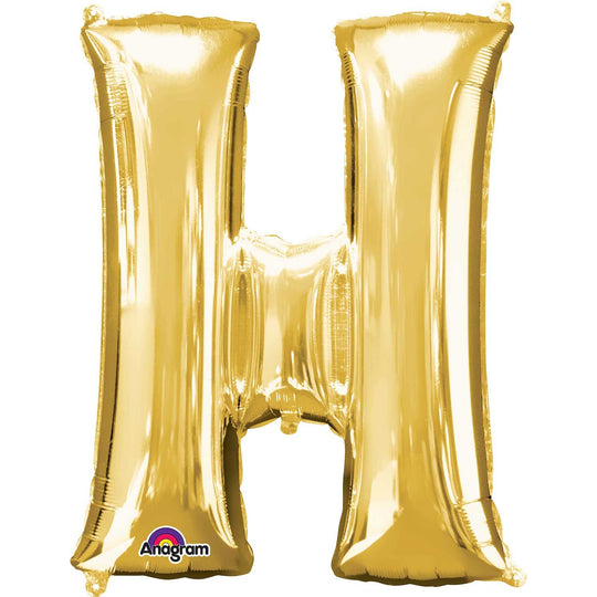 JUMBO LETTER - H - GOLD