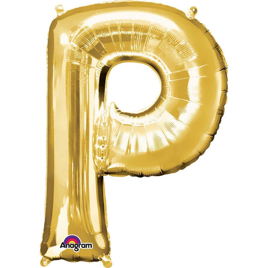 JUMBO LETTER - P - GOLD
