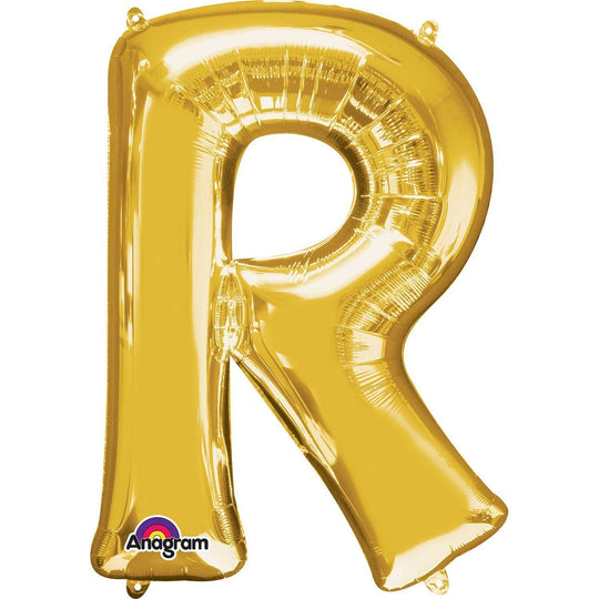 JUMBO LETTER - R - GOLD