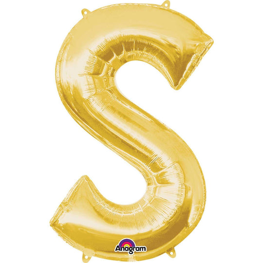 JUMBO LETTER - S - GOLD