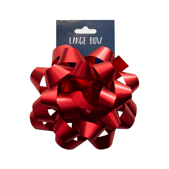 LARGE BOW -  RED