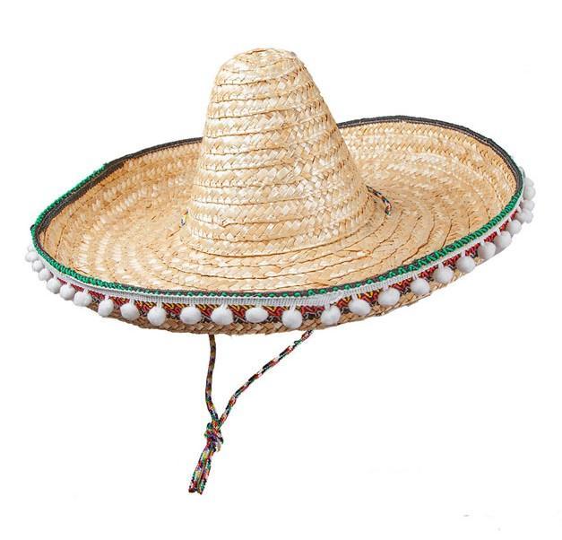 MEXICAN SOMBRERO DELUXE HAT-Hat-Partica Party