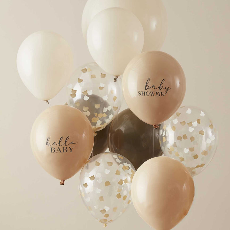 MIXED NATURAL COLOURS BALLOON BUNDLE-Balloon-Partica Party