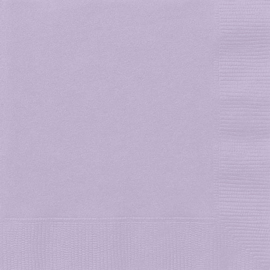 NAPKINS - LAVENDER - PACK OF 20