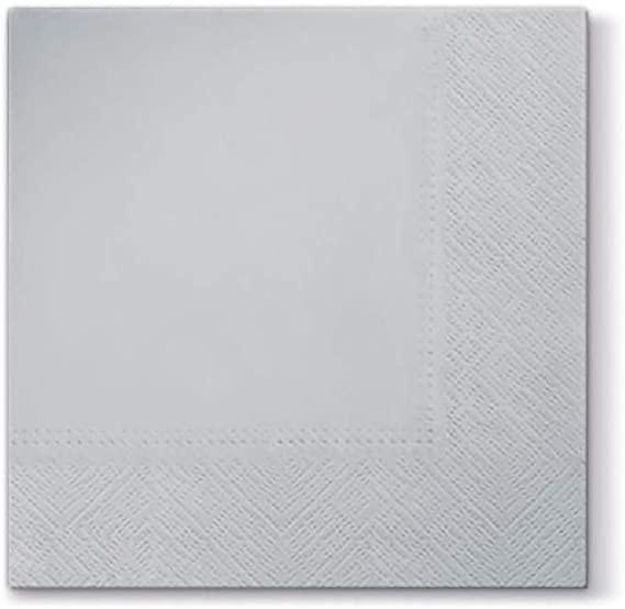NAPKINS - SILVER- PACK OF 20-NAPKINS-Partica Party