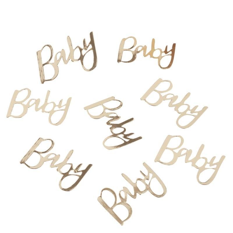 OH BABY! - GOLD FOILED BABY CONFETTI-MISC-Partica Party