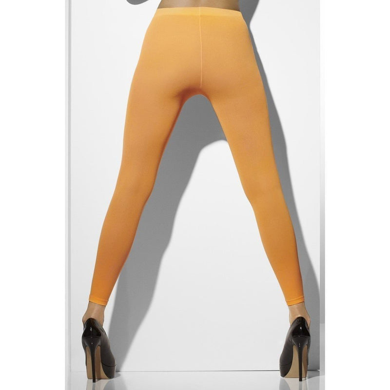 OPAQUE TIGHTS - ORANGE - FOOTLESS-ACCESSORY-Partica Party
