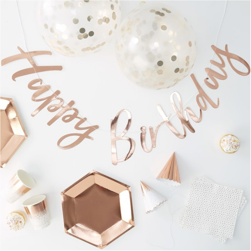 PARTY IN A BOX - ROSE GOLD FOIL-party in a box-Partica Party