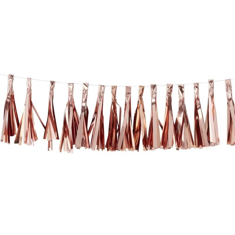 PICK N MIX - ROSE GOLD TASSEL GARLAND-MISC-Partica Party