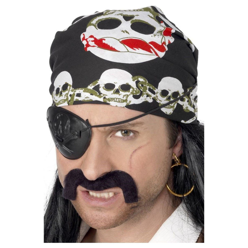 PIRATE BANDANA - SKULL & CROSSBONES-ACCESSORY-Partica Party