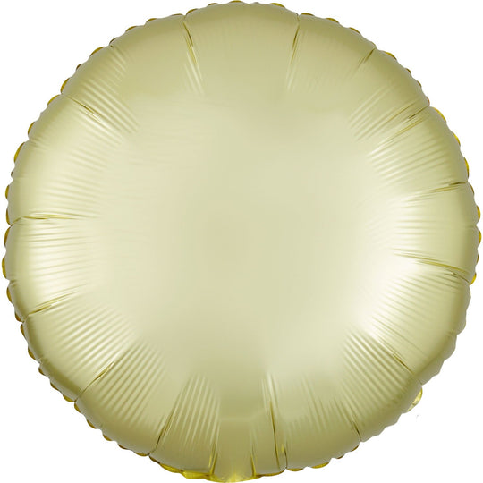 SATIN LUXE - CIRCLE - PASTEL YELLOW