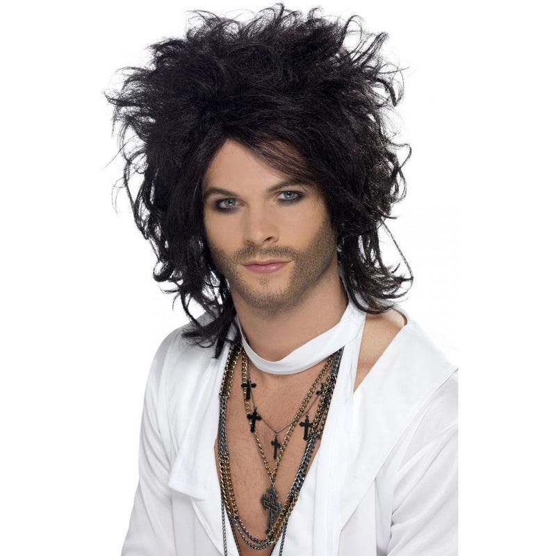 SEX GOD WIG - BLACK-THEMED WIGS-Partica Party
