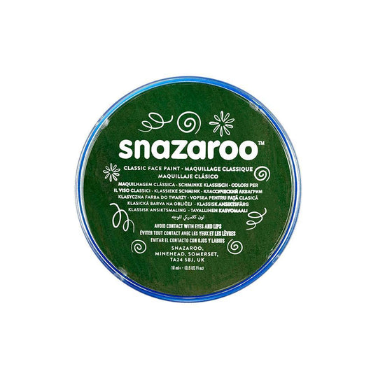 SNAZAROO FACE PAINT - DARK GREEN - 18ML
