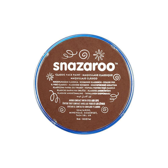 SNAZAROO FACE PAINT - LIGHT BROWN - 18ML