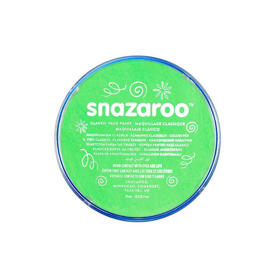 SNAZAROO FACE PAINT - LIME GREEN - 18ML