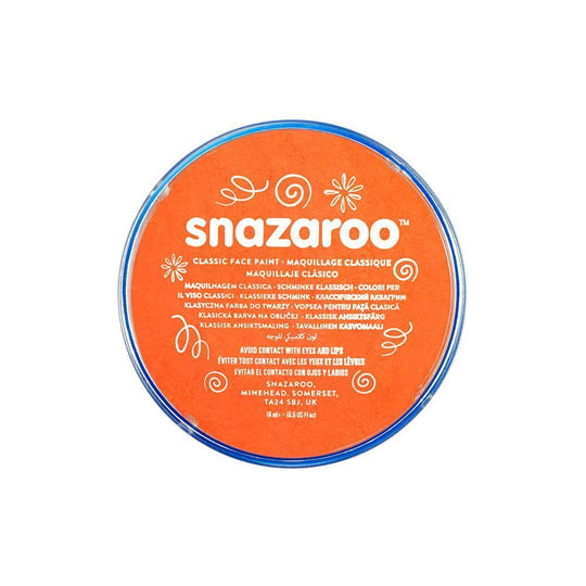 SNAZAROO FACE PAINT - ORANGE - 18ML