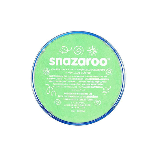 SNAZAROO FACE PAINT - PALE GREEN - 18ML