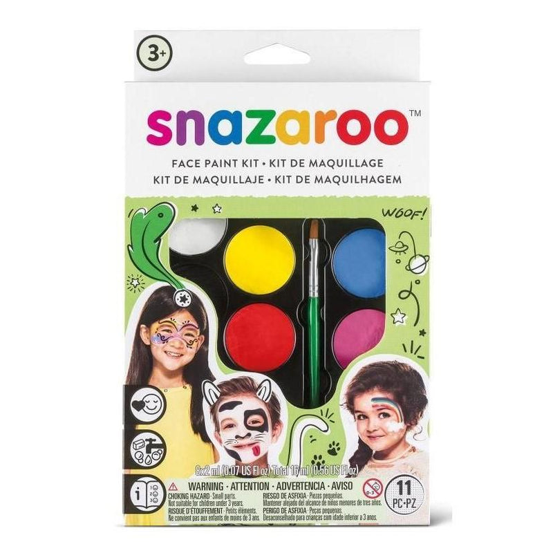 SNAZAROO FACE PAINTING KIT - RAINBOW-face paint-Partica Party