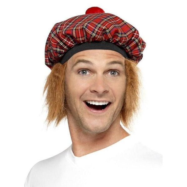 TARTAN HAT - TAM-O-SHANTER-Hat-Partica Party